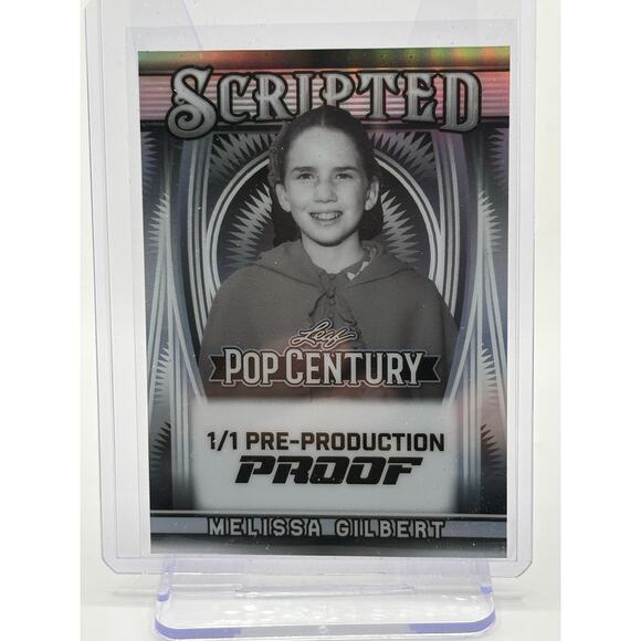 2025 Leaf Pop Century Melissa Gilbert Scripted Pre-Production Proof 1/1 SSP - Picture 1 of 2